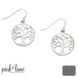 Park Lane Silver Tree of Life GWENYTH PIERCED EARRINGS
